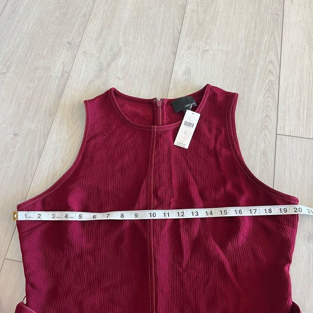 ANTHROPOLOGIE Greylin  Colleen Stitched Jumpsuit size L - Picture 6 of 11